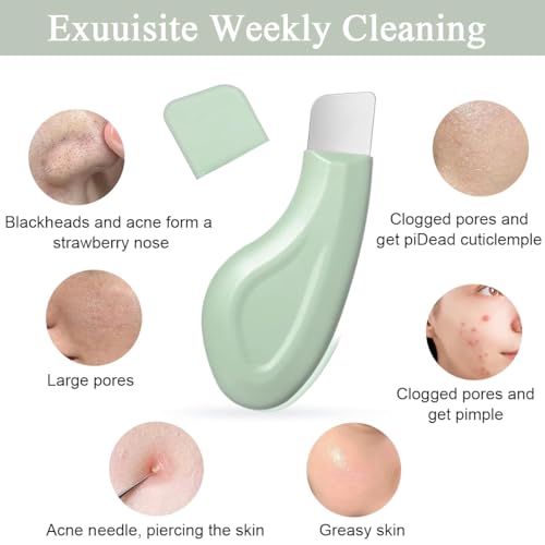MAYCREATE® Blackhead Removal Tool, Silicone Face Scrubber Black Head Remover for Deep Cleansing, Face Scraper Nose Blackheads Skin Care Tool for Men Women Pore Cleaning, Acne, Whitehead, Comedones 2 PCS MAYCREATE® Blackhead Removal Tool, Silicone Face Scrubber Black Head Remover for Deep Cleansing, Face Scraper Nose Blackheads Skin Care Tool for Men Women Pore Cleaning, Acne, Whitehead, Comedones 2 PCS